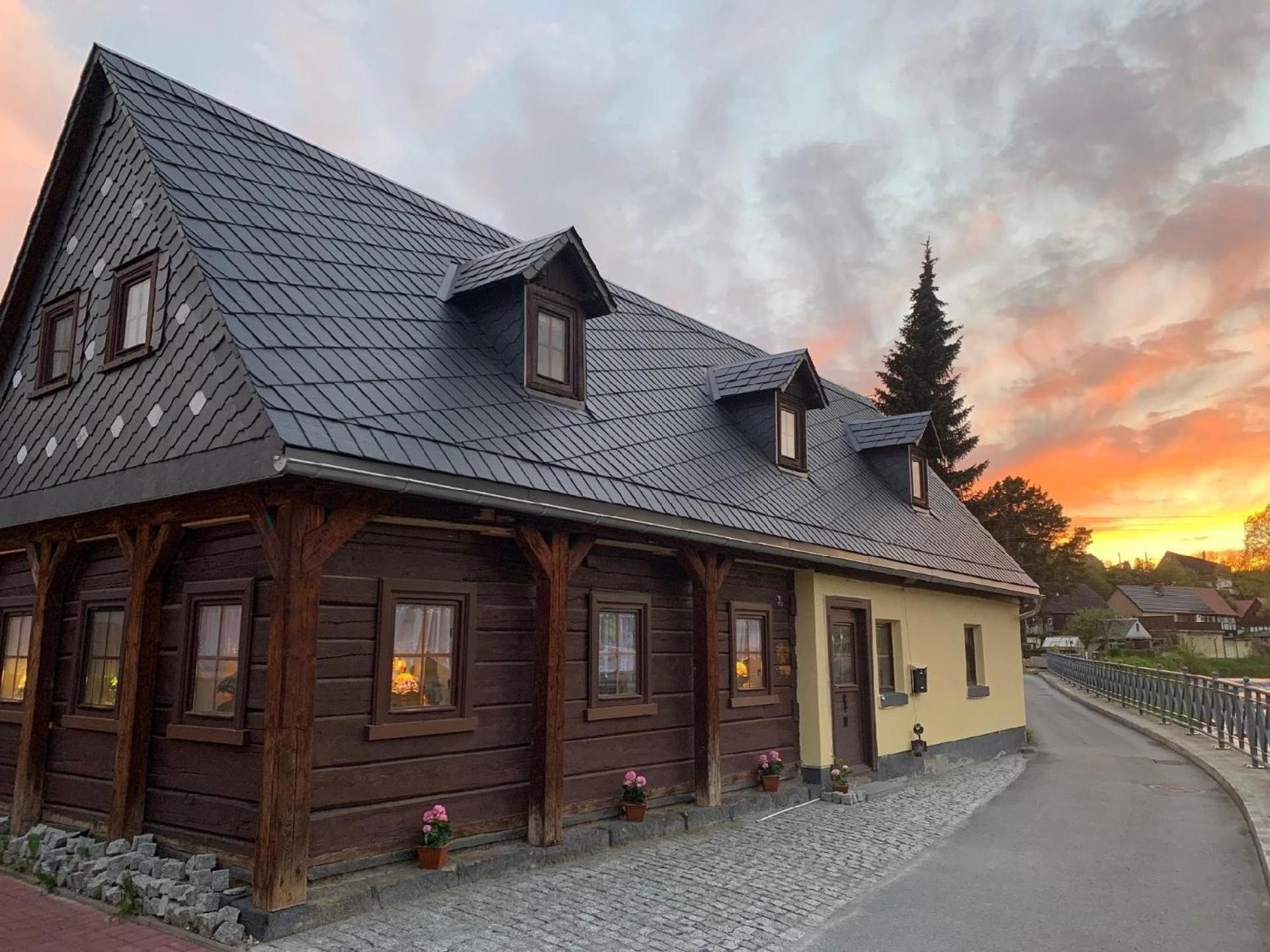 Ferienhaus In Grossschoenau Mit Grosser Terrasse Βίλα Εξωτερικό φωτογραφία